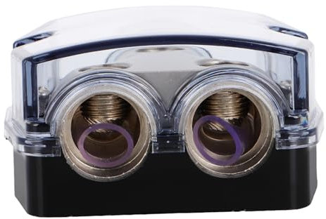 TOKIDNY Car Audio Power Distribution Block Audio Fuse Holder 0ga Out Splitter Hub for Car Amplifier Ground Line Box