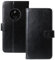 Anybird Premium Retro Flip Leather Protector TPU Silicone Case For Nokia 125 4G 2024 / Nokia 110 4G 2024 / HMD 110 4G 2.4 Magnetic Card Slot Protective Bumper Folio Pouch (Black)