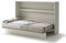 Friderik Bed Concept BC-05 Wandklappbett Horizontal Schrankbett ohne Matratze, 120x200 cm (Kaschmirfarbe)