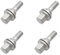 Siuku Dadi Ruota Compatibile con Peugeot per 207 2006-2016 per 308 2007-2018 Bulloni Ruota Dadi 17mm M12*1.25 Bulloni Ruota