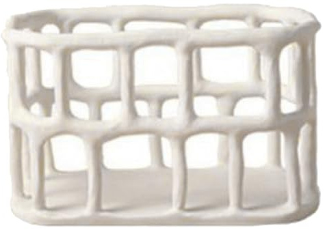 Flaroey Nordic Hollow Resin Fruit Tray Living Room Porch Desktop Fruit Plate Snack Bowl Decoration Crafts White