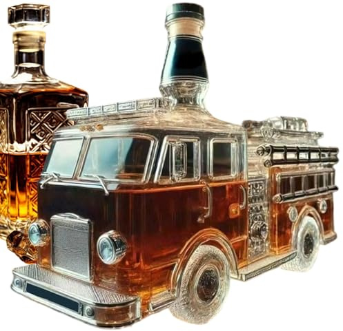 Whiskey Decanter - Car Shaped Whiskey Decanter Bottle Art Statue | Alcohol Dispenser for Bourbon Vodka Brandy Drinks Shelf Living Room Restaurant Bar Husband Men Birthday
