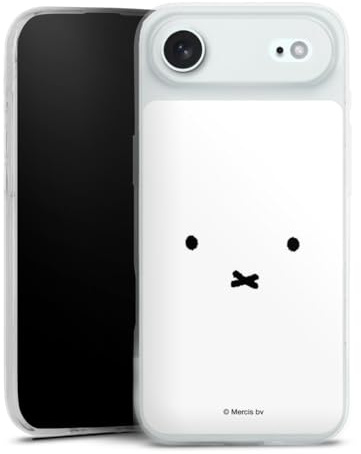 Slim Case kompatibel mit Apple iPhone Air Silikon Handyhülle transparent Hülle extra dünn Hase Miffy Dick Bruna