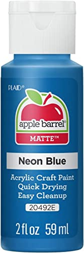 Plaid Enterprises Acrylic Paint, Neon Blue, 59ml