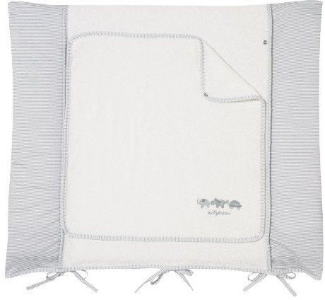 Alvi 330183509 Wickelauflage mit Bezug Grey Little Animals