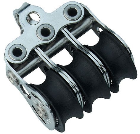 SPRENGER Micro XS Dreifach-Block mit Kugellager/Bügel A2