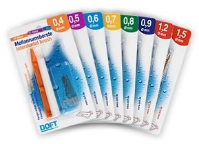 INTERDENTALBÜRSTE 0,6 m.Wechselgriff Doft 12 St