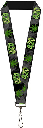 Marihuana, Kiffer Cannabis National Weed Tag 420 Lanyard