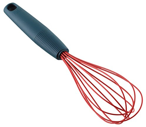 KUHN RIKON Silikonschneebesen, Edelstahl, Schwarz, 30 x 6 x 6 cm