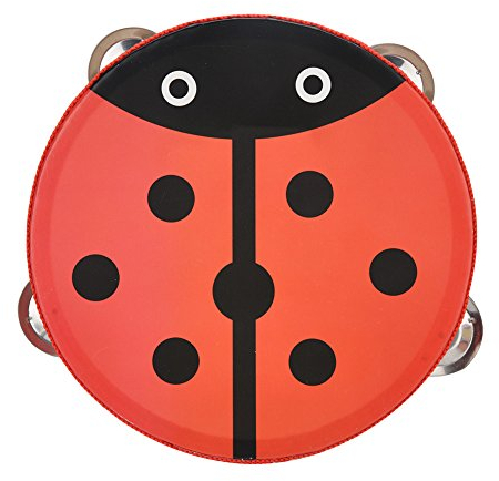 Holz Tamburin, 6 Zoll Holz Handheld Tamburin Handtrommel Bell Musical Percussion Instrument Spielzeug Geschenk(1#)