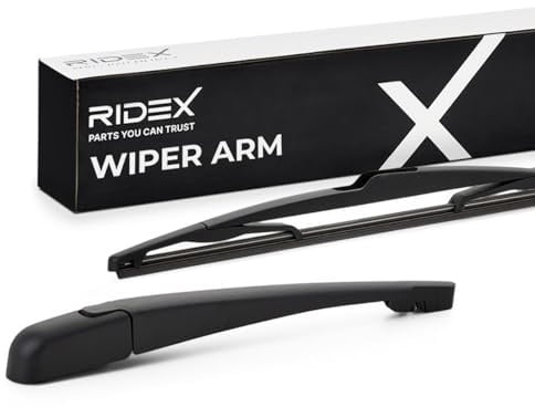 RIDEX Wischerarm Scheibenwischerarm 301W0027 hinten 350mm mit Wischblatt Kompatibel mit PEUGEOT 307 3A/C 307 Break 3E