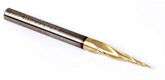 YONICO Fraise conique à bec sphérique CNC - Graveur en carbure massif - Tige 1/32 1/4 - 37310-SC