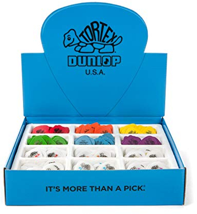 Dunlop Tortex Pop Plektren mit 432 Stück