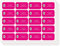 INDIGOS UG Adressetiketten selbstklebend - 40x22 mm - 086 - Panda - 60 Sticker Namensaufkleber Kinder Schule - Namensetiketten selbstklebend - Sticker für Stifte, Federmappe, Hefte, Bücher