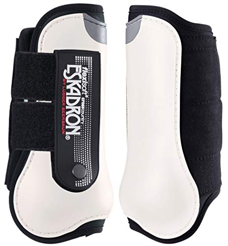 Eskadron Gamaschen Flexisoft Cross Country vorne, Größe:Full, Farbe:White