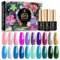 MEFA 23 Stück Farbgel Set, Gel Nagellack Set UV Gel Nagelgel Set, Farben Nail Gel Polish Set für Nagel-Design, Nagel Kunst Farbgel Nagelgel