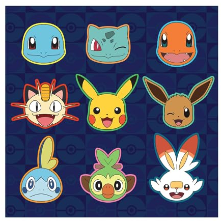 Danilo Promotions Happy Birthday Karte, Pokemon Geburtstagskarte, Geburtstagskarte Pokemon, Happy Birthday Card, Multi, 6x6