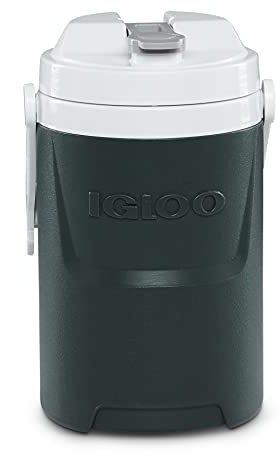 IGLOO Unisex's 1/2 Gallon Jug Water Bottle, Char Green, 9' -2 Pack