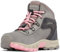 Columbia Newton Ridge Amped, Stivali da trekking e trekking a vita media Unisex - bambini e ragazzi, Stratus/Pink Orchid Toddler, 25 EU