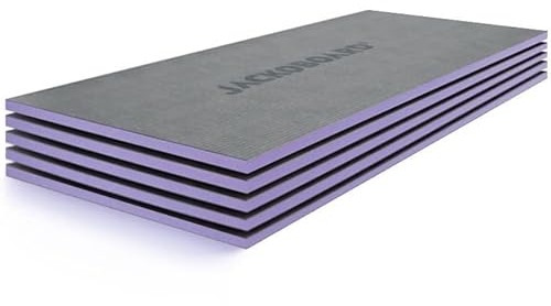 Jackon Plano | Pack de 5 Panneaux à Carreler Isolants | 1300x600x6 mm | Surface Totale 3,9m² | Hydro-Isolants