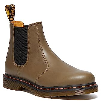 Dr. Martens Herren Chelsea Boots, Olive Carrara, 43 EU