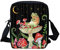 Howilath Kleine Umhängetasche mit Sonnenblumen-Aufdruck, lustiges Tiermuster, Outdoor, Reisen, lässige Kuriertasche, Handtasche, Pilz-Frosch-Galaxie-Muster, Small