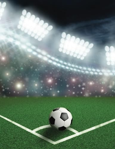 Soccer Notebook: College Ruled | Soccer Stadium Notebook | Soccer Notebook Journal | Football Notebook | 8.5x11 | 100 Lined Pages