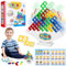 Bambebe 48 PCS Tetra Tower Balance-Spiel, Schaukelstapel Hoch Kinder-Balance-Spielzeug, Stapelblöcke Balancing Spiel Puzzlespiele-Geschenke für Jungen und Mädchen ab Jahre 3 +