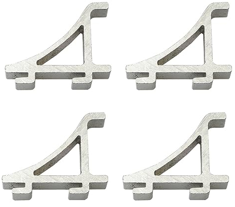 PZRT 4pcs Freezer Shelf Clip 28x24mm Aluminum Refrigerator Clip Fridge Cooler Shelf Support Home Supplies