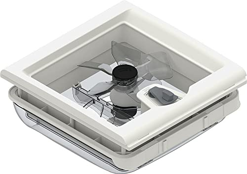 Fiamma Turbo Entlüftungs-Set für 71 °C Lüftungsschlitze, Naturfarben, für Van, Fahrer-Seite, aus Glas, mit transparenten Flügeln