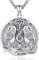 Collana Vichingo Uomo Collana Martello di Thor Argento 925 Ciondolo Mjolnir con Odin Raven Vichinga Ciondolo Uomo Martello di Thor Vichinga Amuleto Gioielli per Uomo