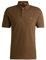 BOSS Mens Piqué Polo Top Open Brown S