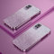 Coque Téléphone Paillettes Dégradées Compatible avec Vivo V21 5G Étui Bordure Électroplaquée Transparente TPU Antichoc Case Cover