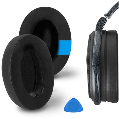Geekria Sport Cooling-Gel Replacement Ear Pads for Sennheiser HD525, HD535, HD545, HD565, HD580, HD600, HD650, HD660S, HD 660S2, HD6XX, HD58X Headphones, Ear Cushions (Black)