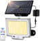 SIGRILL 318 LED Focos Solares Exterior con Sensor de Movimiento, 2200mAh Luz Solar Exterior con 3 Modes, IP65 Luz Solar Exterior Jardin Lampara Solar (1 Paquete - 318LED Blanco Cálido)