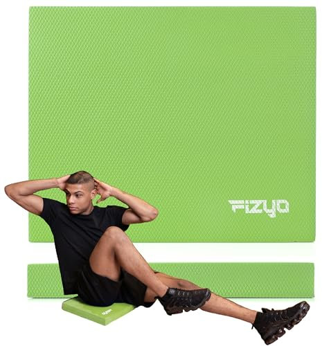 Fizyo Balance Pad Premium, Stabilisierendes Rutschhemmendes Balance-Pad aus Weichschaum für Yoga, Fitness, Pilates, Koordination und Ganzkörper-Training (Grün)