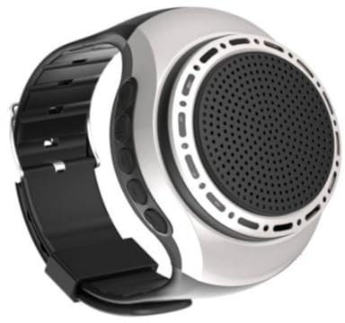 Pyugxab USB Rechargeable Bicycle Audio Portable Wrist Watch Speaker Cool Lighting Bluetooth-Compatible Sports Music FM Radio D