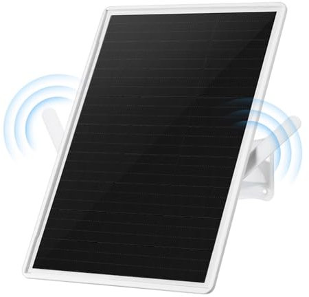 Kufughty Ripetitore WIFI Solare per Esterni, Estensore di Portata Wi-Fi Resistente Alle Intemperie, Amplificatore di Segnale Internet Wireless da 2,4 GHz, Batteria da 20000 MAh