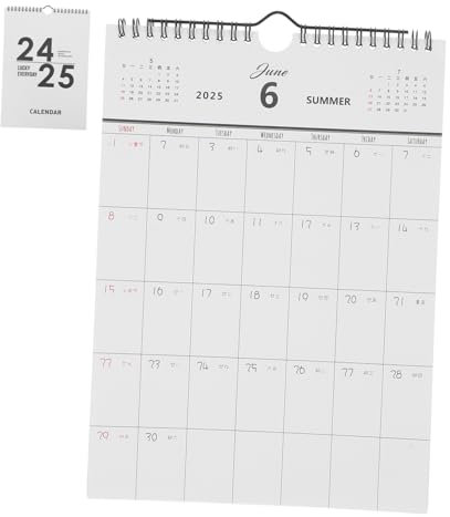 HOODANCOS Kühlschrankkalender Riesiger Wandkalender Küchenkalender Süßer Kalender Zielplaner Kalender Whiteboard Kleiner Hängekalender Große Wandkalender Magnetischer Kalender Weiß Papier