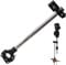 Glixoft Bike Umbrella Holder, Retractable Umbrella Stand Stainless Steel Wheelchair Umbrella Stand Umbrella Support Holder for Bicycles Carts Wheelchair