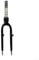 Lightweight 20 Inch Bicycle Front Fork Designed for Optimal Performance and Comfort on Rides (V brake black)