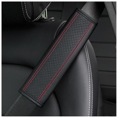 SVAHEJIHR 2 Stück Gurtpolster Auto, für VW Golf 8 Golf 8.5 GTI GTE GTD Alltrack R Variant Weich Bequem Autogurt Polster Gurtschoner Schulterpolster Innere ZubehöR chützt Hals Schulter,C