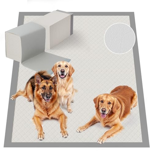 Gardner Pet Welpenunterlagen 94x137cm, 25 Stück | Große PIPI Matten für Hunde, Super Saugfähig, Rutschfestes Partikeldesign, Schnelle Trocknung