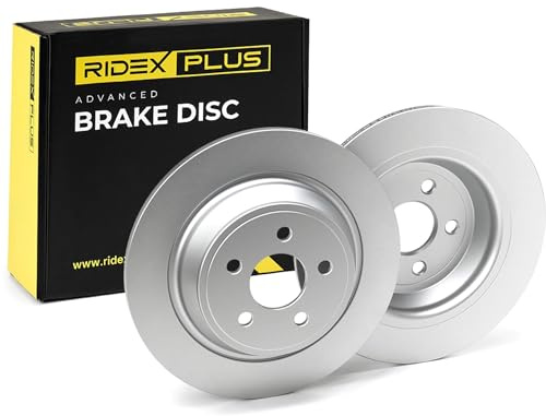 RIDEX PLUS 82B1736P 2x Bremsscheiben 316mm Hinten voll Beschichtet mit Schrauben für FORD Kuga Mk2 (DM2) S-Max (CJ) Galaxy (CK) für FORD USA EDGE