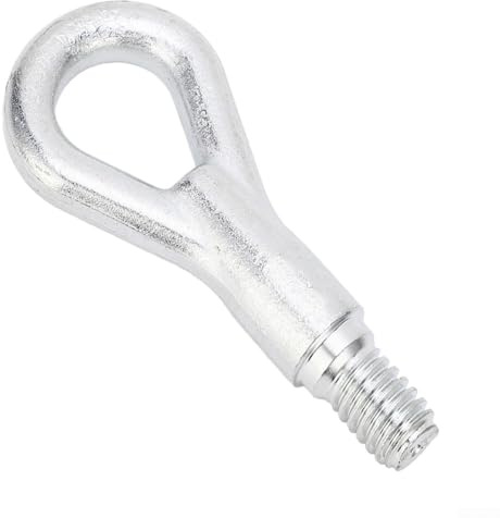 MeevrgR Silberne Metall-Abdeckung für Abschlepphaken für BMW 3 E36 E46, für MINI R50 R56, für Smart für ForTwo 450 OE 72151965186 NMX7625