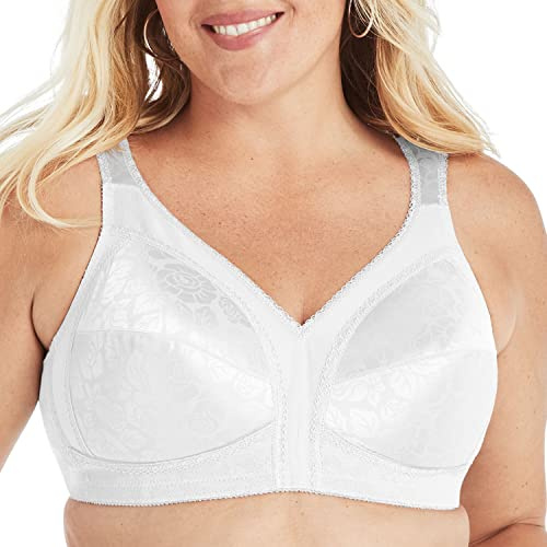 PLAYTEX Womens 18 Hour Original Comfort Strap Full Coverage Us4693, Available in Single and 2-Packs Bras, White, 38B US