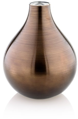 IVV Glassware Bombay Vaso, 12 – 1/10,2 cm Altezza, Vetro, Metallic, 12-1/4-Inch Height