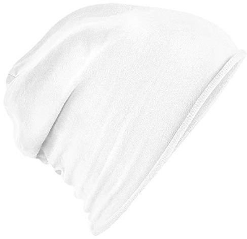 Jersey Beanie weiß, weiß, Einheitsgröße