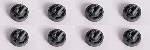 daniplus© 8 Stück Korbrolle, Geschirrkorbrolle, Korbrollen Unterkorb passend für AEG Electrolux Spülmaschine - Nr.: 4071300307, 4055259651, 899646403486