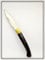 Ram Coltello da Caccia SARDO PATTADA Tascabile Manico in Corno Sardegna Collezione (Nero)